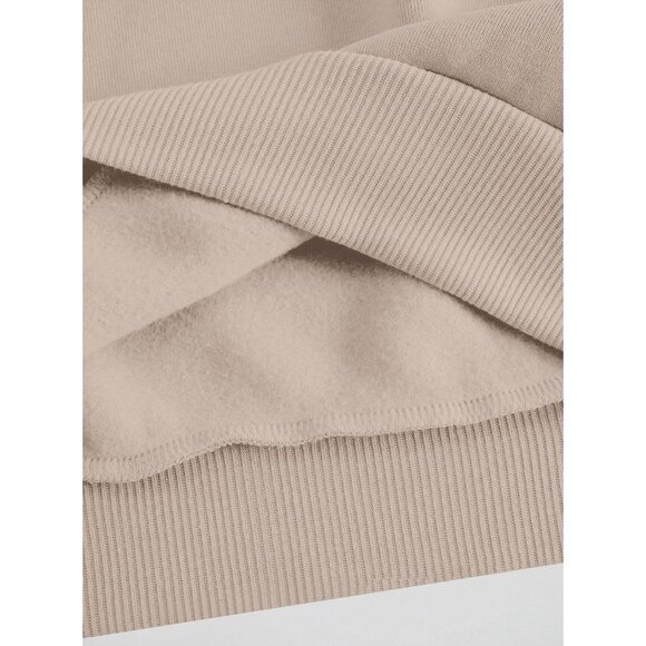 ⚡Women Brown Paris Imported Graphic Crewneck Long Sleeve Pullover Sweatshirt - Picture 5 of 6